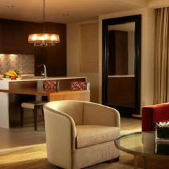 Отель Swissotel Living Al Ghurair Dubai Апартаменты с различными типами кроватей фото 4