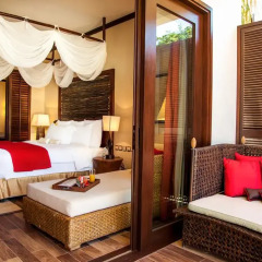 Отель The H Resort Beau Vallon Beach 5* Семейный полулюкс с двуспальной кроватью фото 3