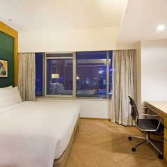Отель Somerset Riverview Chengdu 4* Представительский номер с различными типами кроватей фото 2