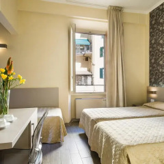 Отель Albergo Firenze 3* Стандартный номер с различными типами кроватей фото 7