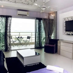 Отель View Talay Condominium by Vlad Property Студия Делюкс с различными типами кроватей фото 4
