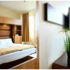 Отель Motel Plus Berlin 3* Номер Комфорт с различными типами кроватей фото 2