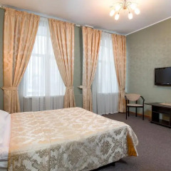 Гостиница Самара Люкс 3* Номер Комфорт двуспальная кровать фото 12