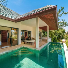 Отель 3 Bedroom Sea View Villa - Plai Laem (APS3) Таиланд, Самуи - отзывы, цены и фото номеров - забронировать отель 3 Bedroom Sea View Villa - Plai Laem (APS3) онлайн бассейн