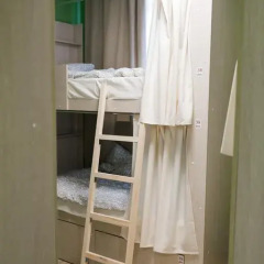 Brusnika Hostel Кровать в общем номере с двухъярусной кроватью фото 16