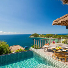Отель Cape Shark Pool Villas 4* Семейная студия с двуспальной кроватью фото 5