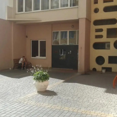 Апартаменты Apartment Red and White Студия с различными типами кроватей фото 3