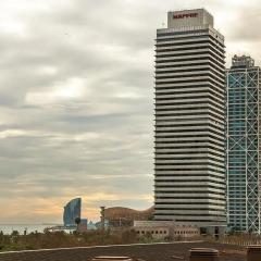 Отель Alcam Vila Olímpica пляж
