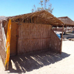 Отель Antika Beach Camp Nuweiba Бунгало с различными типами кроватей