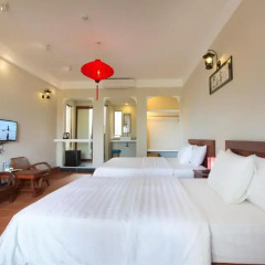 Отель Gem Hoi An Villa 2* Стандартный семейный номер с двуспальной кроватью фото 8