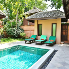 Отель Baan Khao Hua Jook 3* Вилла Делюкс с различными типами кроватей фото 7