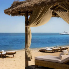 Отель Sharq Village & Spa 5* Люкс с различными типами кроватей фото 8