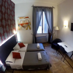 Palladini Hostel Rome Номер с общей ванной комнатой с различными типами кроватей (общая ванная комната) фото 2
