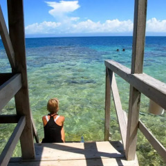 Отель Coral View Beach Resort Гондурас, Остров Утила - отзывы, цены и фото номеров - забронировать отель Coral View Beach Resort онлайн пляж фото 2