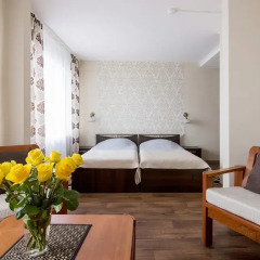 Hotel Mezaparks 3* Стандартный номер с 2 отдельными кроватями фото 13