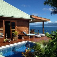 Отель Naveria Heights Lodge Фиджи, Савусаву - отзывы, цены и фото номеров - забронировать отель Naveria Heights Lodge онлайн бассейн фото 2