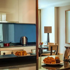 Отель InterContinental Residence Suites Dubai Festival City 4* Студия с различными типами кроватей фото 3