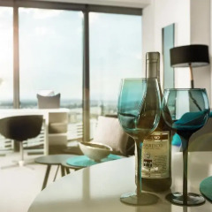 Отель Apartamenty Sky Tower Студия с различными типами кроватей фото 11