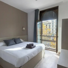 Отель Hostalin Barcelona Pg. de Gràcia 3* Стандартный номер с двуспальной кроватью фото 50