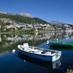 Отель Ferienwohnung St. Moritz Швейцария, Санкт-Мориц - отзывы, цены и фото номеров - забронировать отель Ferienwohnung St. Moritz онлайн приотельная территория фото 2