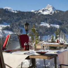 Отель Le Grand Chalet питание фото 3