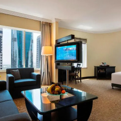 Отель Towers Rotana - Dubai Номер категории Премиум с различными типами кроватей фото 6