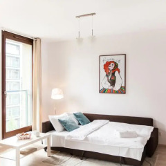 Отель Apartment4you Select Kolejowa Студия с различными типами кроватей фото 15