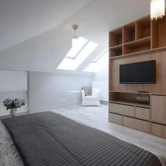 Апартаменты Dom & House - Apartments Waterlane Люкс с различными типами кроватей фото 12