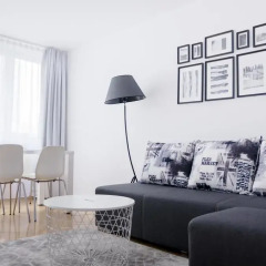 Отель Hosapartments City Center Улучшенные апартаменты с различными типами кроватей фото 21