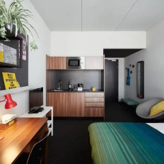 The Student Hotel Amsterdam City 4* Студия с различными типами кроватей фото 5