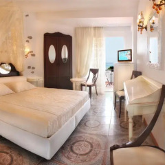 Отель Antigoni Beach Resort 4* Стандартный номер двуспальная кровать фото 18