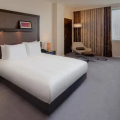 Отель Hilton London Canary Wharf 4* Номер Делюкс с различными типами кроватей фото 2