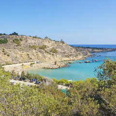 Отель Bay View Apartment Кипр, Протарас - отзывы, цены и фото номеров - забронировать отель Bay View Apartment онлайн пляж фото 2