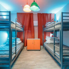 Art-hotel Zontik 2* Кровать в общем номере с двухъярусной кроватью фото 2