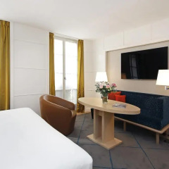 Отель Hôtel Opéra Richepanse 4* Номер Делюкс с различными типами кроватей фото 18
