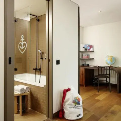 25hours Hotel HafenCity 4* Каюта разные типы кроватей фото 14