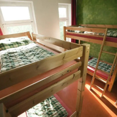 Central Globetrotter Hostel Leipzig Hauptbahnhof Кровать в общем номере с двухъярусной кроватью фото 3