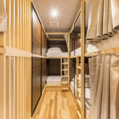 EAST57 ASAKUSABASHI - Hostel Кровать в общем номере с двухъярусной кроватью фото 11