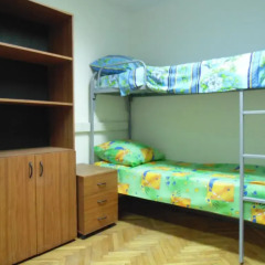 Хостел GORODA Кровать в женском общем номере с двухъярусными кроватями фото 3