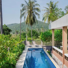 Отель Villa Na Pran, Pool Villa 3* Вилла с различными типами кроватей фото 18