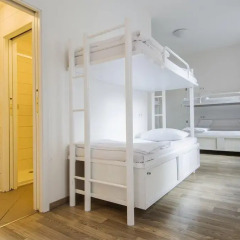 Отель Equity Point Prague Кровать в общем номере с двухъярусной кроватью фото 16