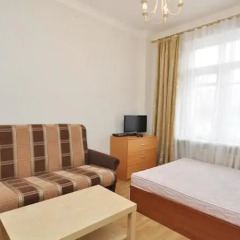 Апартаменты Apartment On Khoroshevskiy Proyezd комната для гостей фото 2