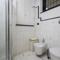 Отель Suzzani Halldis Apartment Италия, Милан - отзывы, цены и фото номеров - забронировать отель Suzzani Halldis Apartment онлайн ванная