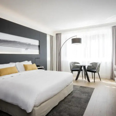 Отель Marriott Lyon Cité Internationale 4* Стандартный номер с различными типами кроватей фото 3