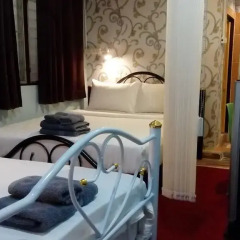 Decor Do Hostel Стандартный семейный номер с различными типами кроватей фото 8