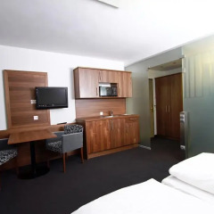 Отель Pension am Kurpark 3* Стандартный номер фото 5