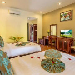 Отель Agribank Hoi An Beach Resort 3* Номер Делюкс с различными типами кроватей фото 19
