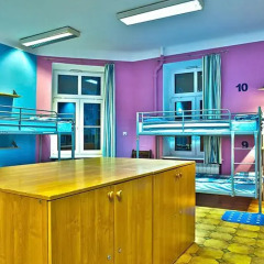 Nathans Villa Hostel Warsaw Кровать в общем номере с двухъярусной кроватью фото 3