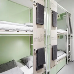 Flow Hostel Кровать в общем номере с двухъярусной кроватью фото 11