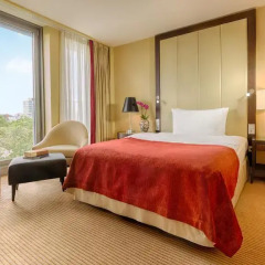Отель InterContinental Düsseldorf 5* Улучшенный номер с различными типами кроватей фото 4